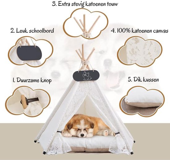tipitent-hondentent-kattentent-wit-kant-honden-tent