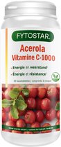Fytostar Acerola C 1000 - Supplement - Voor weerstand – Vegan - Vitamine C - 60 kauwtabletten