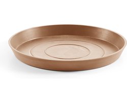 Ecopots Saucer Round - Terra - Ø28,7 x H3 cm - Ronde terrakleurige onderschotel met waterreservoir