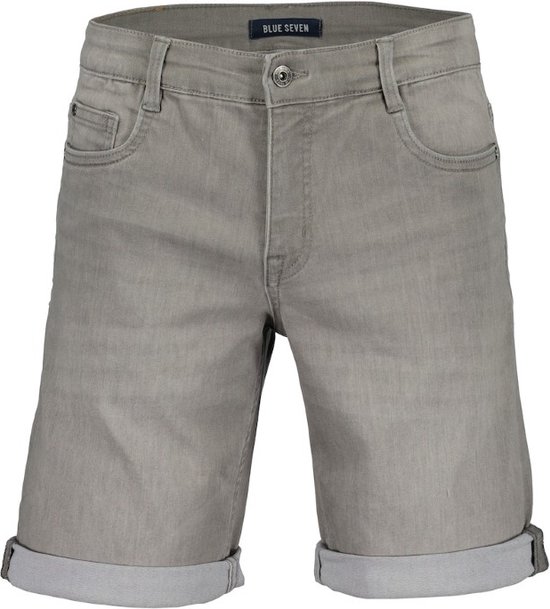 Blue Seven heren bermuda - jeans short - 345037 - grijs denim - maat L