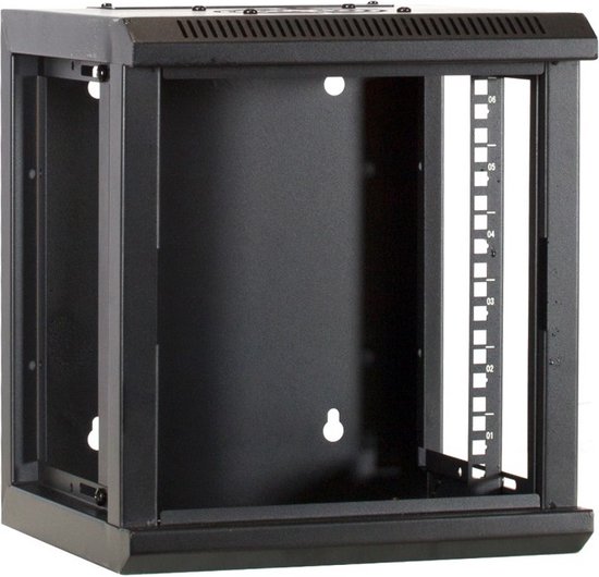10 inch 15U serverkast met glazen deur 370x450x752mm (BxDxH 10 inch 15U serverkast met glazen deur 370x450x752mm (BxDxH