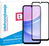 Telefoonglaasje Screenprotectors Geschikt voor Samsung Galaxy A15 4G - Volledig Dekkend - Gehard Glas Screenprotector Geschikt voor Samsung Galaxy A15 4G - Beschermglas van rand tot rand
