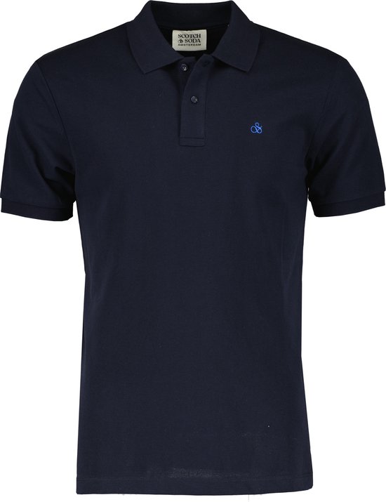 Scotch & Soda Essentials - Cotton pique polo Heren Polo - Maat XL