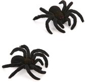 WIDMANN - Set van twee Halloween spinnen - Decoratie > Decoratie beeldjes