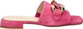 Gabor - Maat 40,5 - Slippers roze Suede - Dames