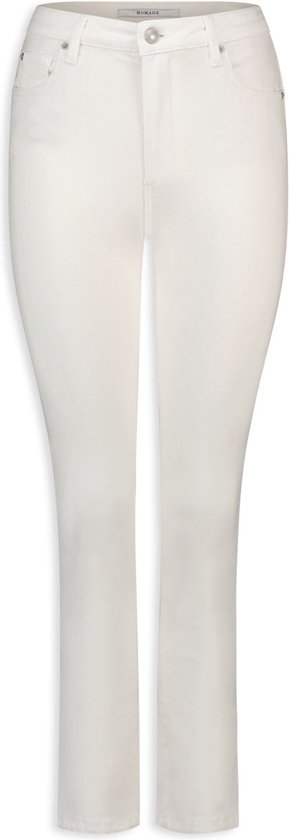 Witte stretchy straight jeans Sarah - Homage