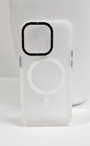 iPhone 15 Plus Magsafe-Compatible Backcover - Wit met Lens Design