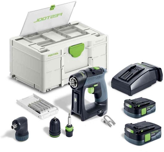 Festool Accuschroefboormachine CXS 12 2.5-Plus Set
