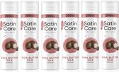 Gillette Satin Care Dry Skin Shave Gel Shea Butter Silk - 6 x 200 ml