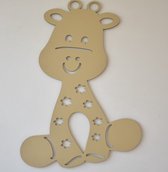 Girafje wanddecoratie - Kinderkamer - unieke wanddecoratie - 35 x 50 cm