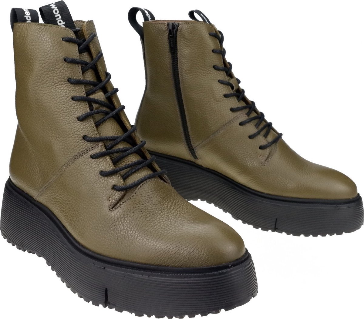 Wonders Bristol - dames laars - groen - maat 36 (EU) 3 (UK) | bol