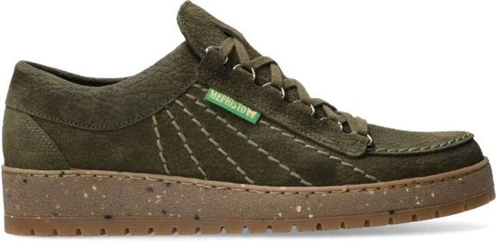 Mephisto Rainbow - chaussure à lacets pour hommes - vert - taille 40 (EU) 6.5 (UK)