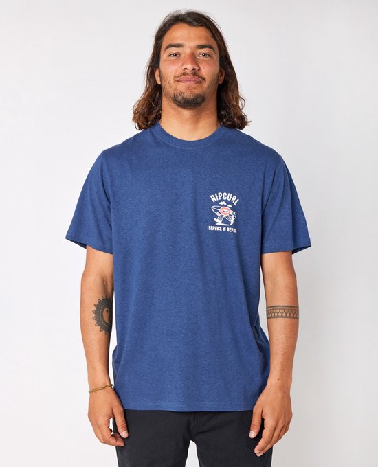 Rip Curl Shaper Avenue Tee - Washed Navy