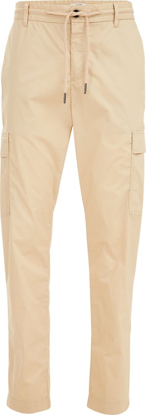 WE Fashion Heren tapered fit cargobroek met comfortstretch