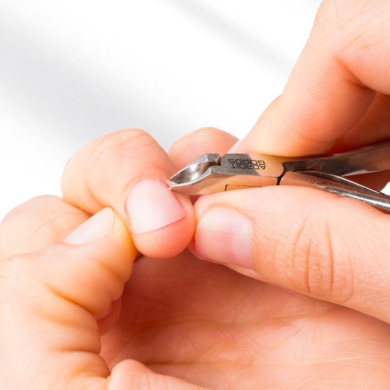 AdroitGoods 3 delige Nagelriem Knipper set - Rose Gold - Cuticle Pusher Duwer Verwijderaar Trimmer Mesje - bokkenpootje nagels