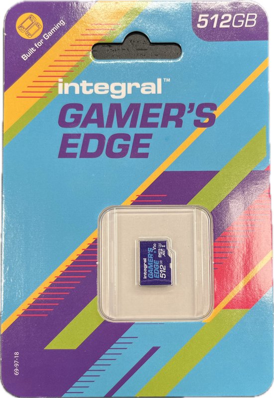 Integral Gamer s Edge microSDXC Card 512GB V30 class 10 for