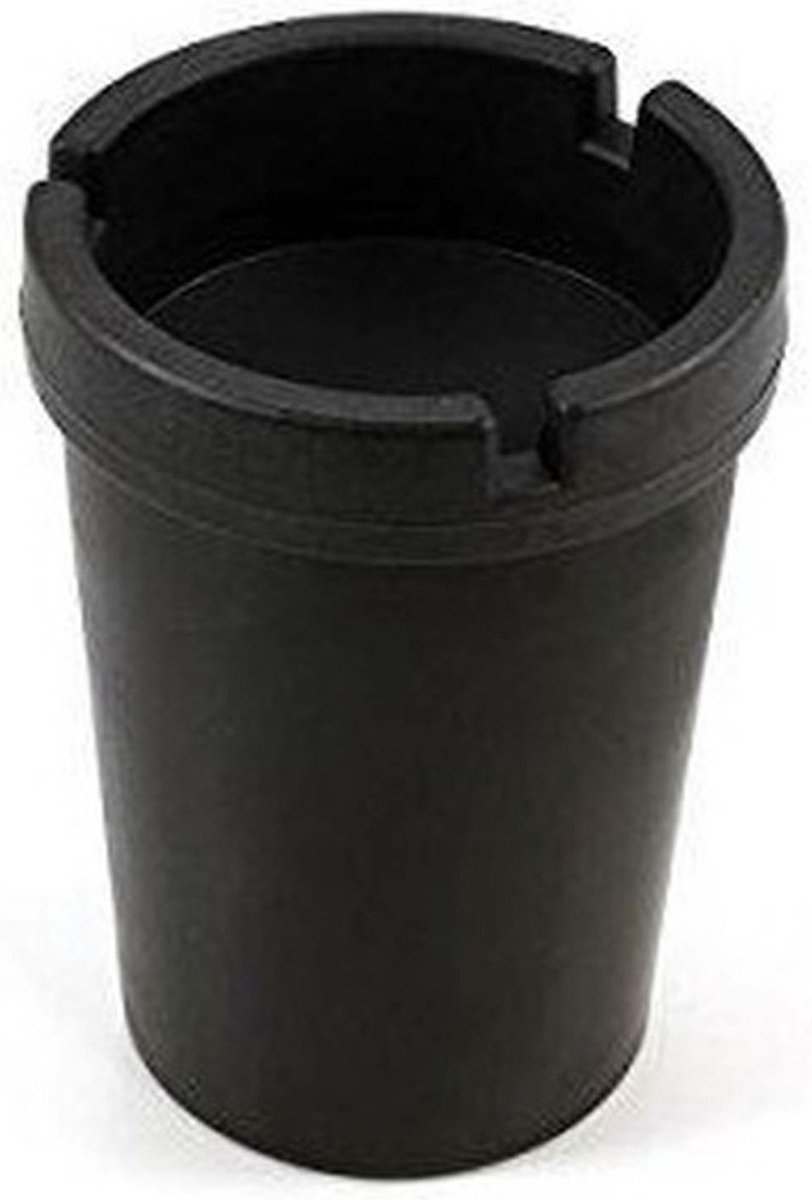 Goedkoopste Auto asbak zwart 10 x 8 cm - sigaret dovende auto asbak - auto accessoires