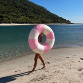 SunnyLife - Tube - Zwembadring - Bubblegum Roze gestreept