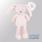 VIB® - Pluche Konijn VIB medium 35 cm - Roze - Babykleertjes - Baby cadeau