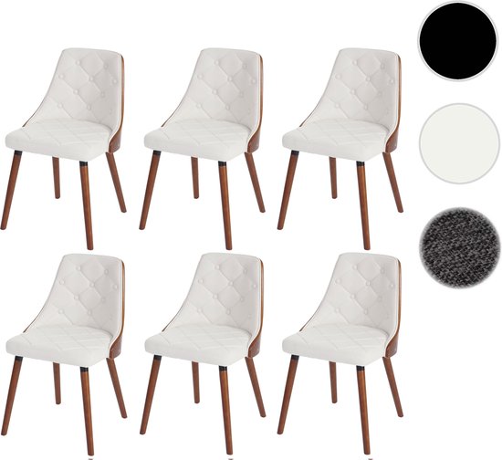 Eetkamerstoelen Älmhult set van 2 stuks zwart [en.casa] | premiumXL