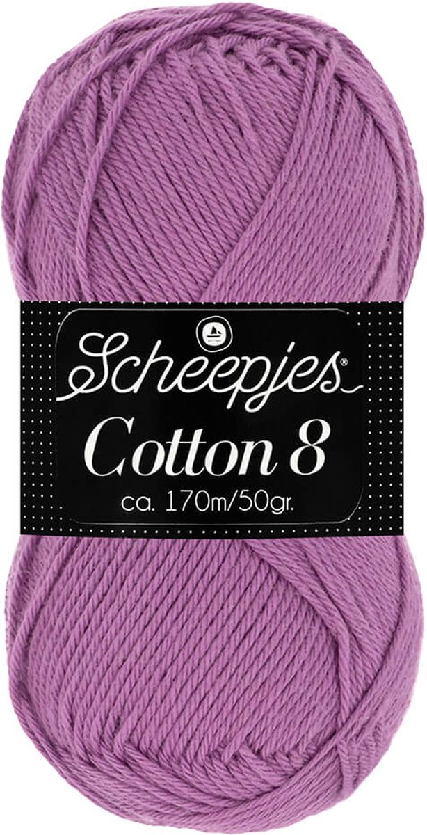 Scheepjes Cotton 8 50g - 726 Paars