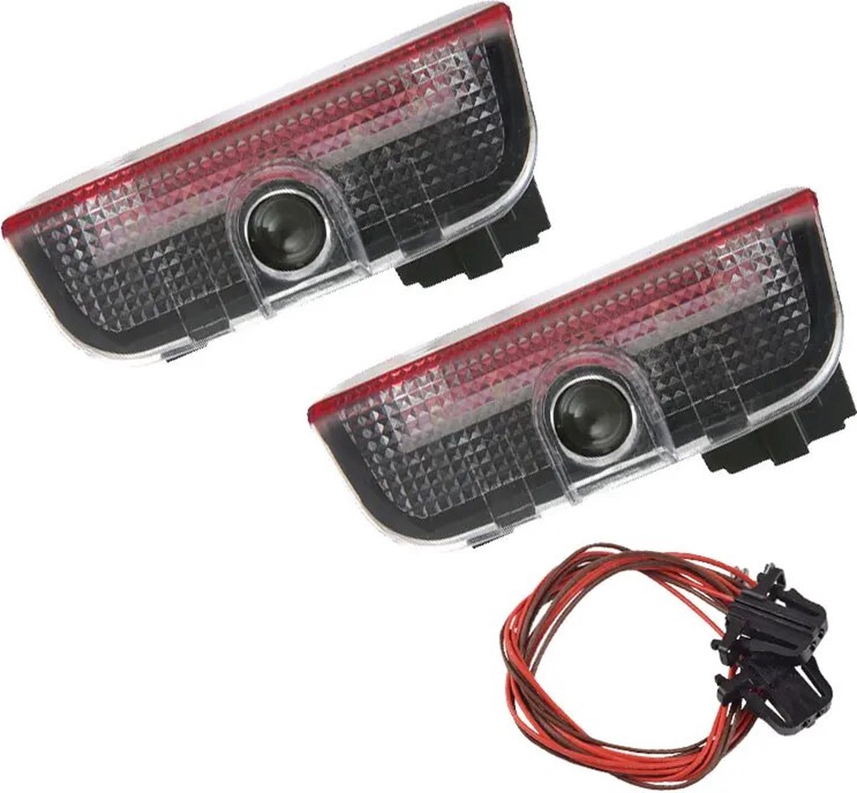 2X Car Led Door Welcome Light Logo Projector For Alfa Romeo Giulia Giulietta Mito Stelvio Brera 147 156 159.01