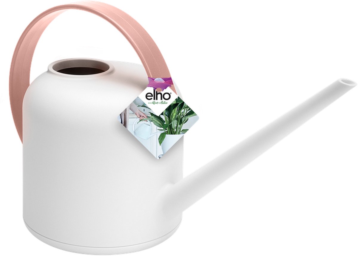 Elho B.for Soft Gieter 1.7 Liter - Gieters voor Binnen - 100% Recyclebaar - L31.3 x B13 x H17.2 cm - Wit - Elho