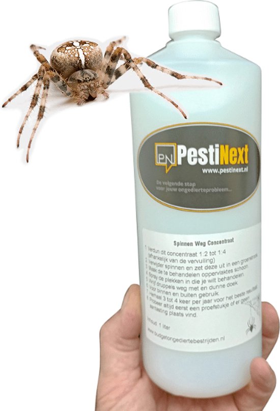 Spinnen Weg Spray - Concentraat - PestiNext - Spinvrij - Spinnen weren - Spinnen verjagen - PestiNext