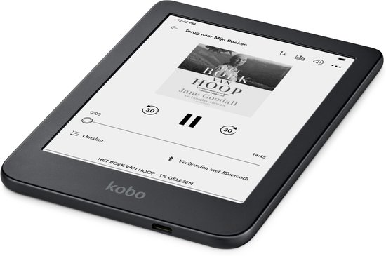 Kobo Clara 2E - E-reader - 6 inch - 16GB - Luisterboeken - Blauw - Kobo