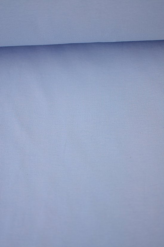 Boordstof fijn uni korenbloem blauw 1 meter - modestoffen voor naaien - stoffen Stoffenboetiek