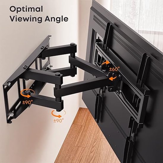 ONKRON TV wall mount for 32-65 inch monitor and TV arm weight up to 35 kg - TV wall mount from VESA 100 x 100 to VESA 400 x 400 mm/TV arm ONKRON TV wall mount for 32-65 inch monitor and TV arm weight up to 35 kg - TV wall mount from VESA 100 x 100 to VESA 400 x 400 mm/TV arm