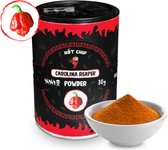 Carolina Reaper Poeder - 100% gedroogde Carolina Reaper gemaakt van de scherpste peper ter wereld - 2,2 miljoen Scoville - Hot Chip - 30 gram