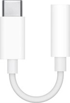 Jack naar USB-C - Converter - Geschikt voor Apple - USB- C kabel - Jack 3,5MM - Muziek kabel - Aux kabeltje - Audio kabel - Adapter van Heble®