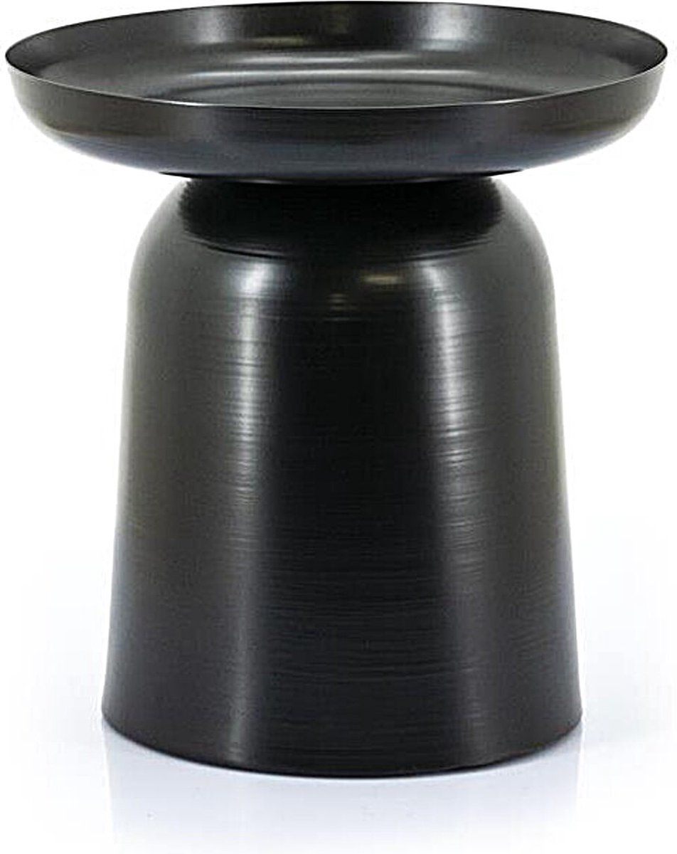Sidetable Bodie - black - Rond - 45cm