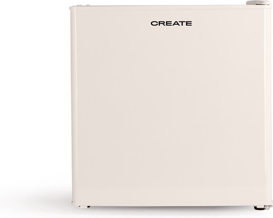 43L Omkeerbare Mini Koelkast Gebroken Wit, Energiezuinig, 0-10°C, Voor Drank & Eten, 43 Liter