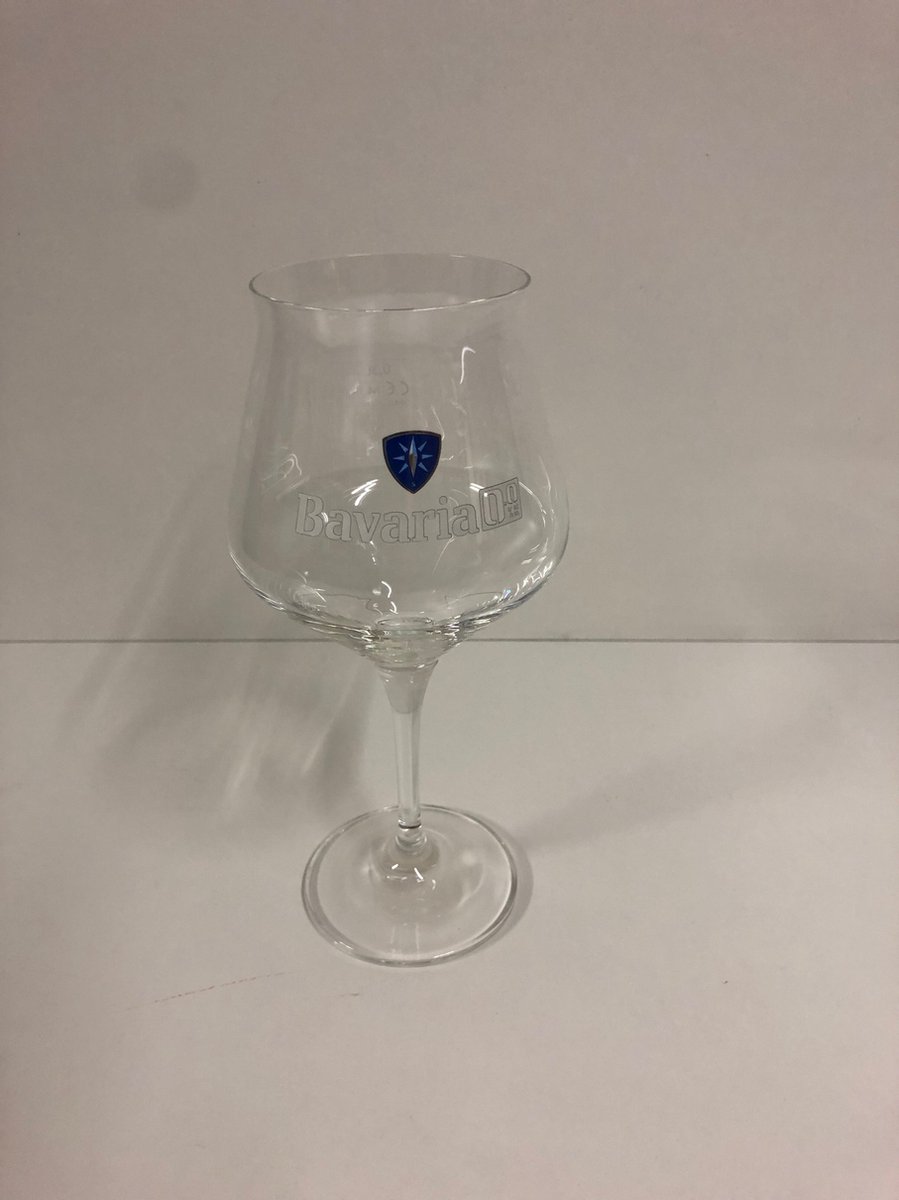 2x 33cl bavaria bierglas 0.0 % voetglas bierglazen