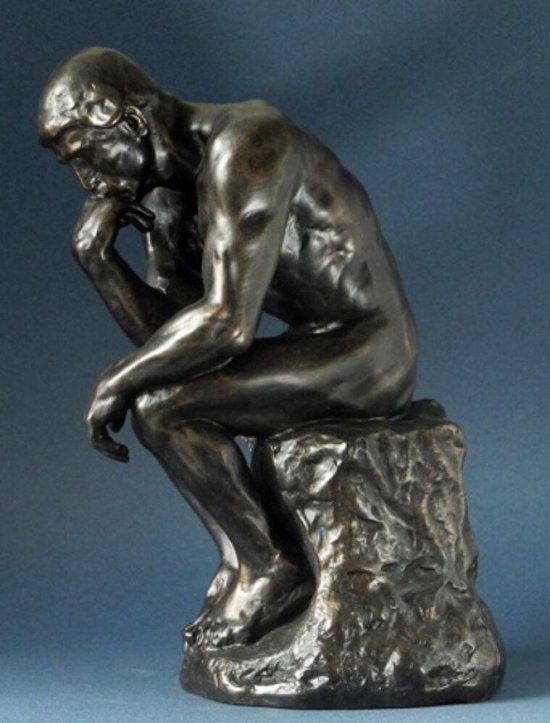 Beeld - De Denker - Auguste Rodin - 39,9 cm hoog