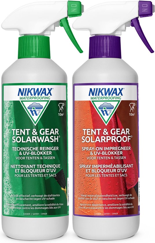 Foto: Nikwax twin t g solarwash spray on 500ml t g solarproof spray on 500ml 2 pack