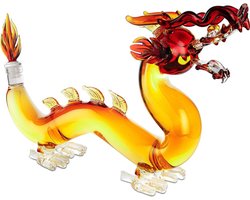 Dragon karaf set Dragon karaf, whisky & wijn karaf 600ml - het wijnkennersglas voor whisky, whisky, sterke drank of wodka Image