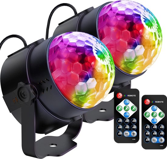 Lampe disco - Boule disco - Lumière disco - Éclairage de fête - Boule disco - LED