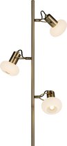 Lumidora Vloerlamp 74787 - MADEE - 3 Lichts - E14 - Wit - Goud - Messing - Metaal