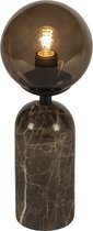 Lumidora Tafellamp 74815 - CLEVELAND - E27 - Bruin - Glas