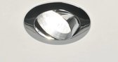 Lumidora Inbouwspot 70805 - DALLAS - GU10 - Chroom - Metaal - ⌀ 8.5 cm
