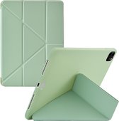 iMoshion Tablet Hoes Geschikt voor iPad Pro 11 (2022) / iPad Pro 11 (2021) / iPad Pro 11 (2018) / iPad Air 4 (2020) / iPad Air 5 (2022) - iMoshion Origami Bookcase tablet - Lichtgroen