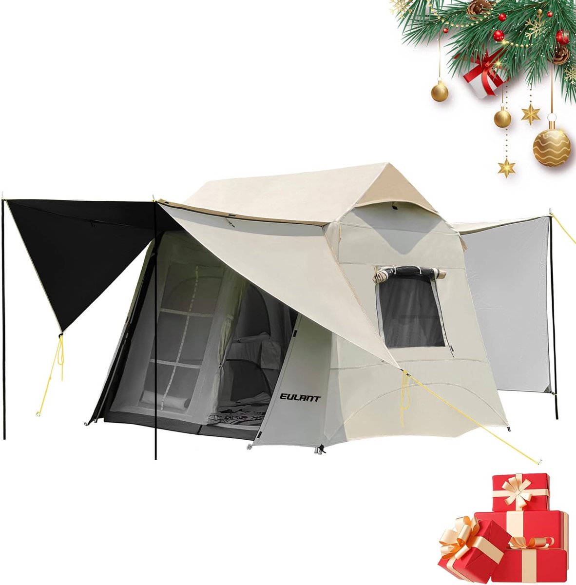 Luxe tent - Premium Gemakkelijk Opzetbare Tent - Verduisterende Kampeertent
