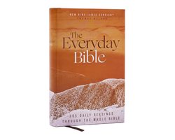 NKJV, The Everyday Bible, Hardcover, Red Letter, Comfort Print
