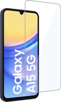 Geschikt voor Samsung Galaxy A15 - Screenprotector - Beschermglas - GuardCover