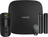 Ajax StarterKit Cam noir, Hub 2, MotionCam, DoorProtect, SpaceControl