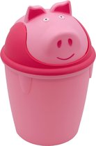 6 liter emmer dieren voor kinderen, afvalbak, prullenbak, klapdeksel