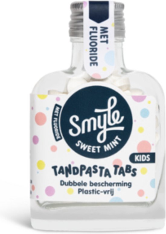 Smyle Tandpasta Tabs Kids Freshmint met Fluoride 65 stuks